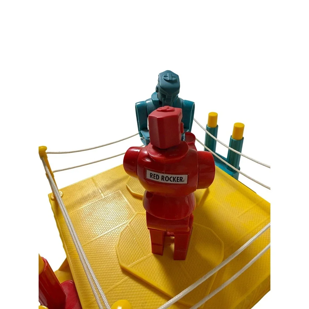 Mattel Rock em Sock em Robots Game 2001 Vintage Red Blue Boxing Retro y2k No Box